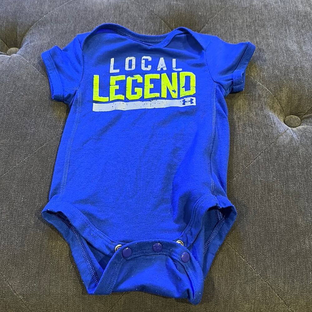 Under armour local legend onesie size 3/6 months